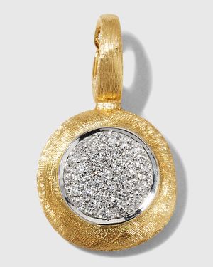 18k Jaipur Small Pendant with Pave Diamonds