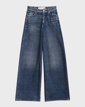 Miramar Sofie Cotton-Terry Wide-Leg Jeans