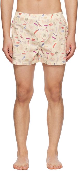 JACQUEMUS Off-White Le Raphia 'Le Caleçon' Boxers