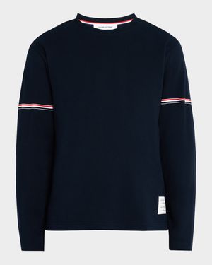 Men's Interlock T-Shirt with RWB Stripes