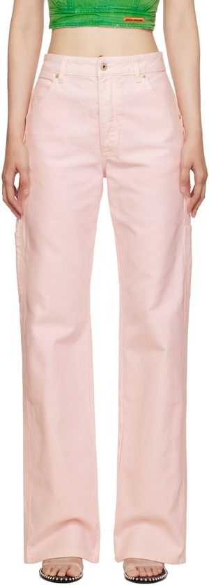Heron Preston Pink Carpenter Trousers