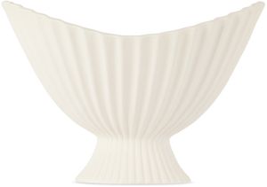 ferm LIVING Off-White Large Fountain Bowl