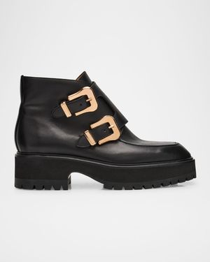 Apollo Leather Ankle Booties