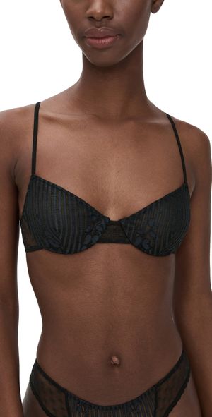Only Hearts Dear Evelyn Underwire Bra Midnight M