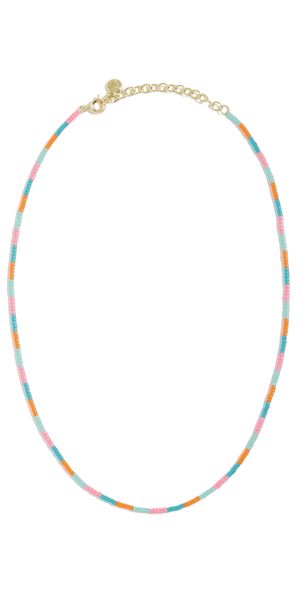 Gorjana Gigi Stripe Necklace Miami One Size