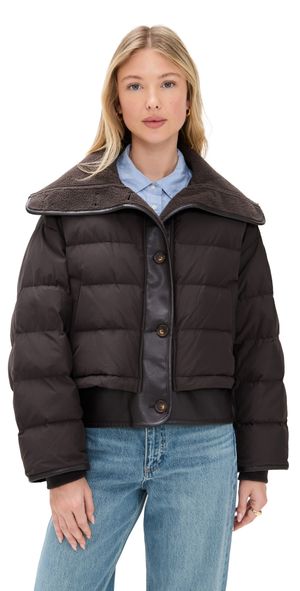 rag & bone Gloria Puffer Jacket Brown M