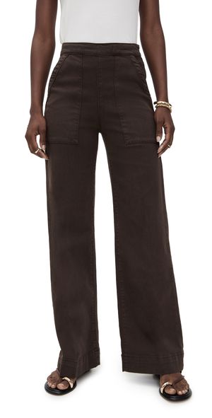 Joe's Jeans The Side Zip Wide Leg Pants Coffee Bean 30