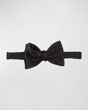 Self-Tie Satin Bow Tie