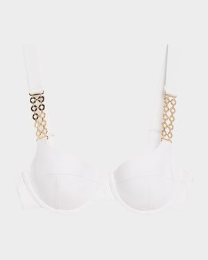 Iryna Embellished Underwire Bikini Top