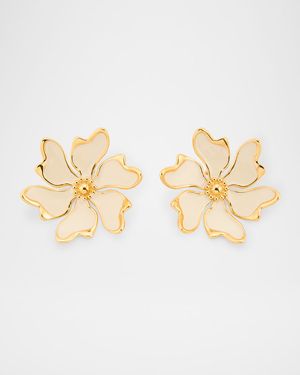Large Cherry Blossom Earrings