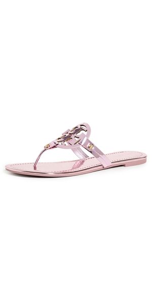 Tory Burch Miller Sandals Petunia Metallic 10.5