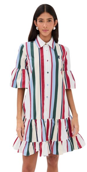 La DoubleJ Choux Dress Stripes Jacquard L