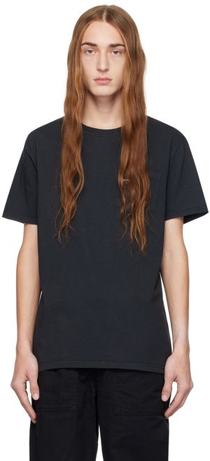 Noah Black Classic Pocket T-Shirt