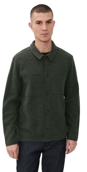 Marine Layer Boiled Wool Overshirt Olive XL