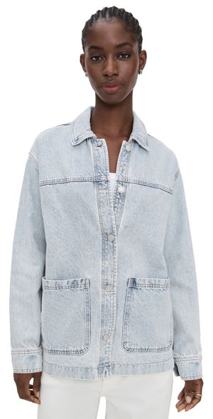 Z Supply On The Road Denim Jacket Faded Indigo XL