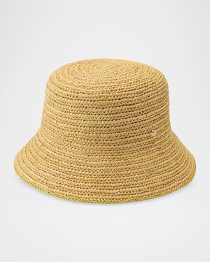 Nala Raffia Crochet Bucket Hat