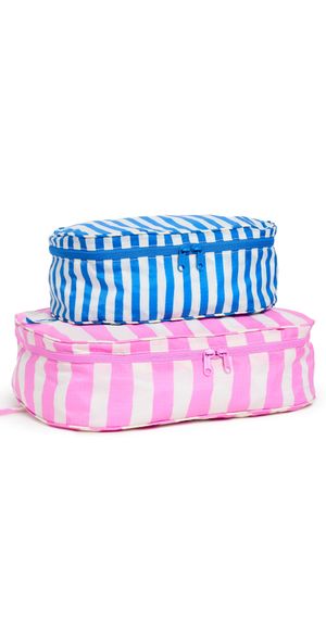 BAGGU Packing Cube Set of 2 Painted Stripe One Size