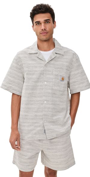 Carhartt WIP Gellar Shirt Gellar Stripe/Wax (Rinsed) M