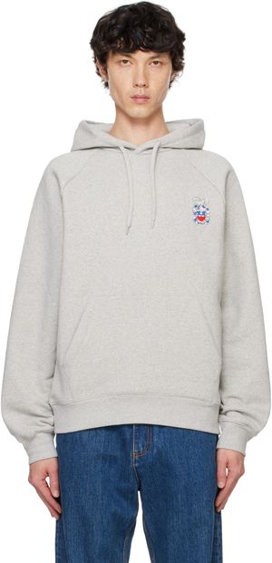 Bally Gray Organic Cotton Hoodie