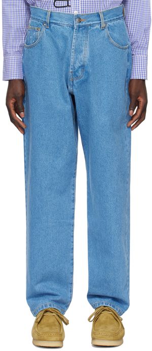 Pop Trading Company Blue Crest Jeans