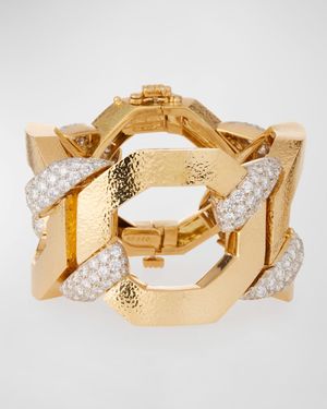 57th 18k Juno Diamond-Link Bracelet