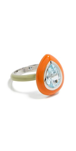 Fry Powers Veronica Cocktail Ring Capri Multi 7