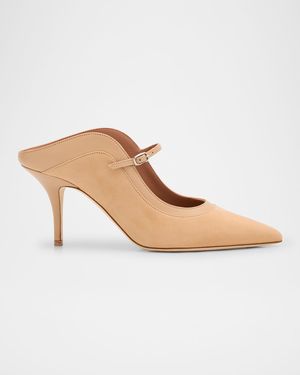 Delphi Suede Nappa Mary Jane Mules