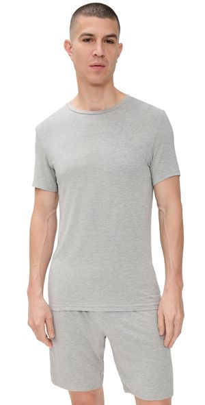 Calvin Klein Underwear Ultra Soft Modal Sleep Crew Neck T-Shirt Grey Heather S