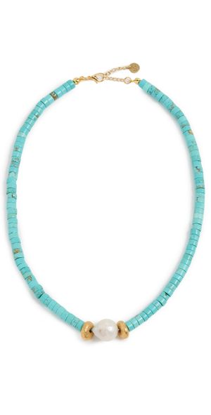 Maison Irem Bouga Necklace Turquoise One Size