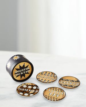 Molotov Cocktail Coasters, Set of 4