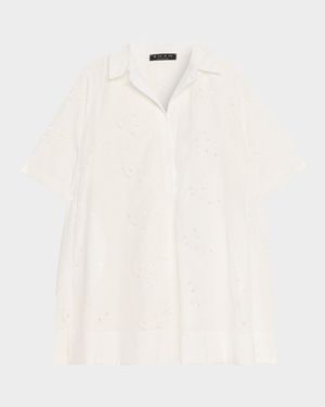 Lili Embroidered Sun Dress Coverup