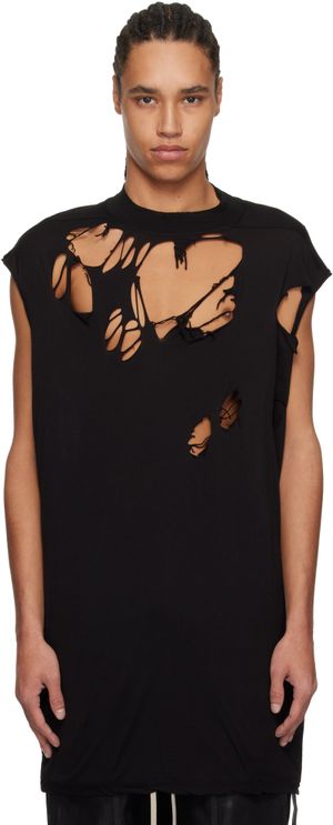 Rick Owens DRKSHDW Black Hollywood Tarp T-shirt