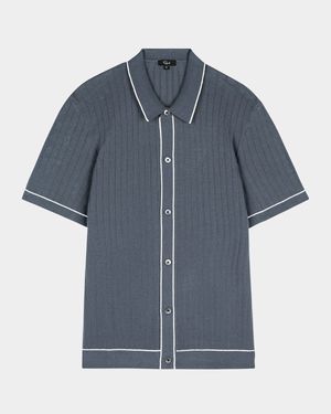 Men's Caroubis Solid Linen Sport Shirt