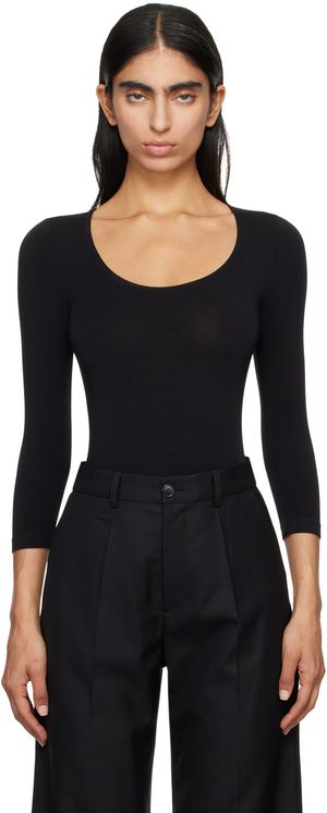 Wolford Black Tokio String Bodysuit