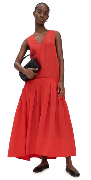 Lee Mathews Kiki Maxi Dress Scarlet 3