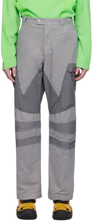 Kiko Kostadinov Gray C.P. Company Edition Cargo Pants
