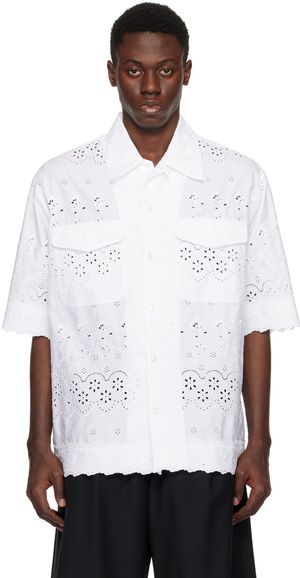 Simone Rocha White Relaxed Shirt