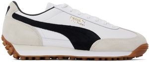 PUMA White & Black Easy Rider Mix Sneakers