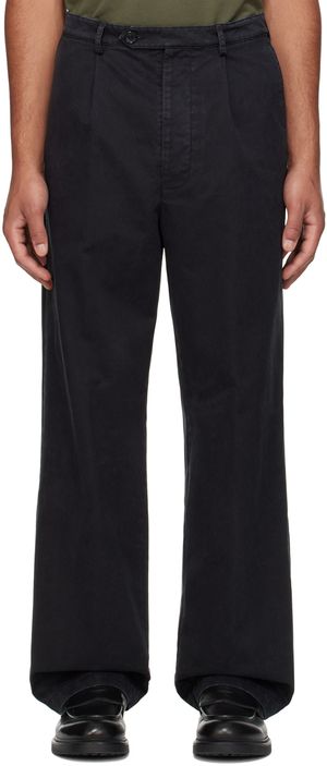 Bally Pantalon noir à pinces