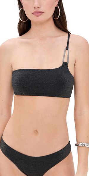 Onia Alaia Bikini Top Black XL