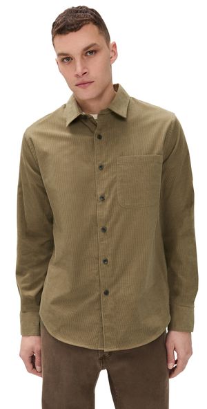 Vince Corduroy Long Sleeve Shirt Teton XXL