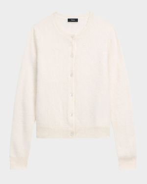 Brushed Cashmere Cardigan