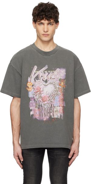 Ksubi Gray Sketch Ekcess T-shirt