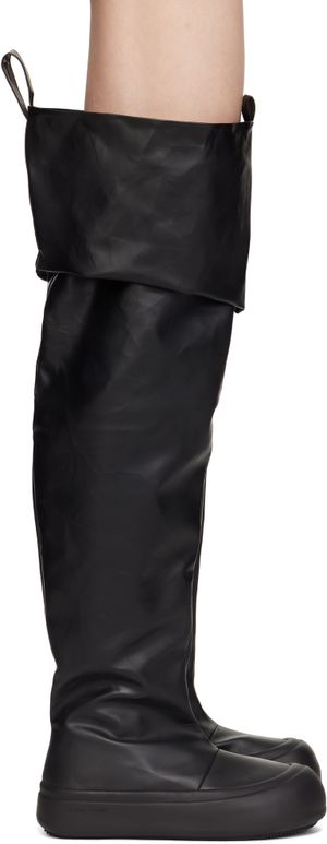 YUME YUME Bottes cuissardes style pêcheur noires
