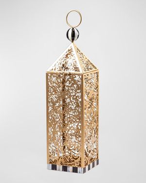 Pierced Leaf Thanksgiving Lantern