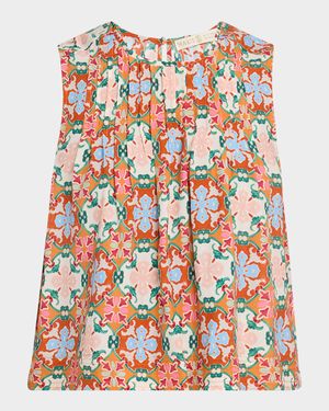 Letta Pleated Tank Top