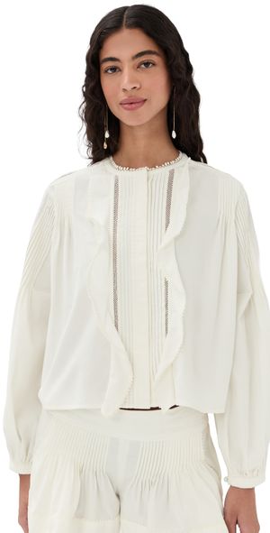 Isabel Marant Cubraly Top White 40