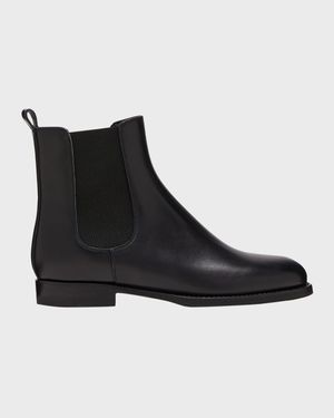 Chelsa Leather Chelsea Ankle Booties