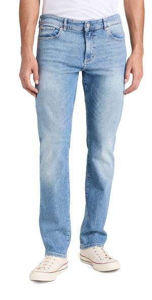DL1961 Russell Slim Straight Performance Jeans 34 Aged Mid 31