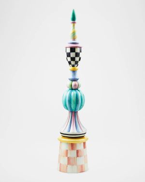 Rosy Meadow Tall Finial